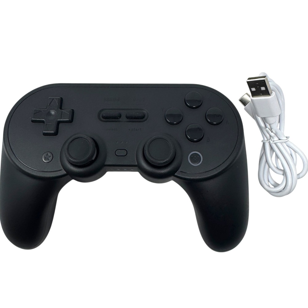 8BitDo Pro 2 Bluetooth Controller Switch PC Android Steam Deck Iphone Ipad Black